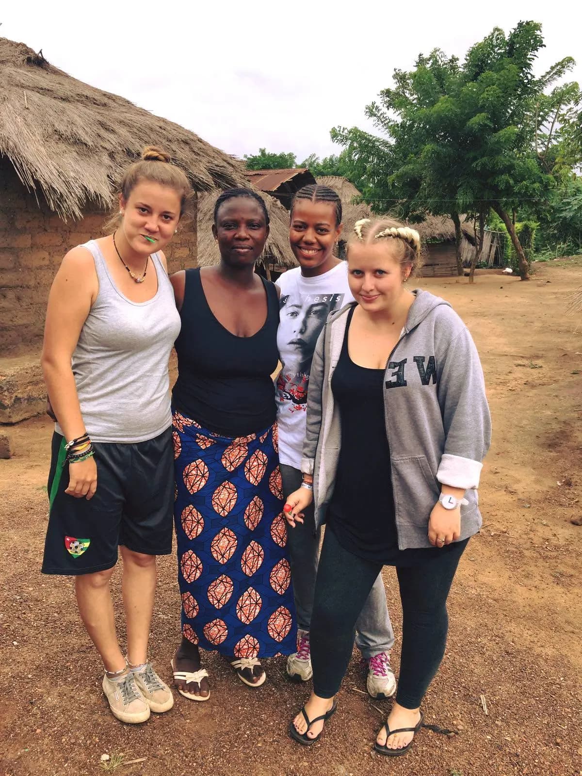 During the Begbé work camp, summer 2017